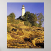 USA, Michigan, Lake Huron. Pointe Aux Barques Poster (Vorne)