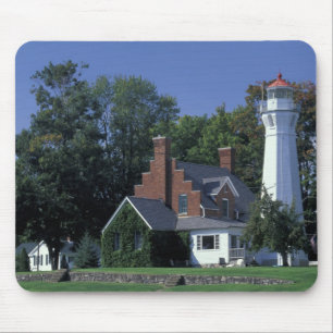 USA, Michigan, Lake Huron. Port Sanilac Mousepad