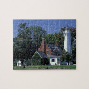USA, Michigan, Lake Huron. Port Sanilac Puzzle