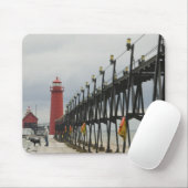 USA, Michigan, Lake Michigan Shore, Grand Haven: Mousepad (Mit Mouse)