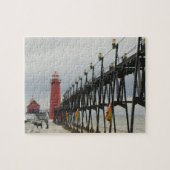 USA, Michigan, Lake Michigan Shore, Grand Haven: Puzzle (Horizontal)