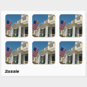 USA, Michigan, Mackinac Island Quadratischer Aufkleber (Blatt)