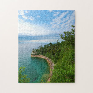 USA, Michigan. Miner's Castle Felsformation 3 Puzzle