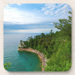 USA, Michigan. Miner's Castle Felsformation 3 Untersetzer