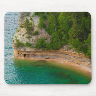USA, Michigan. Miner's Castle Felsformation Mousepad