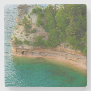USA, Michigan. Miner's Castle Felsformation Steinuntersetzer