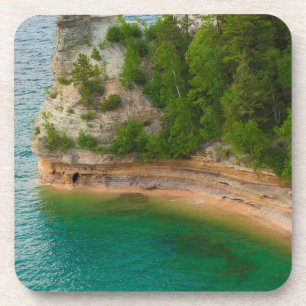 USA, Michigan. Miner's Castle Felsformation Untersetzer
