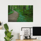 USA, Michigan. Miner's Falls Trail Poster (Heimbüro)