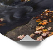 USA, Michigan, Oberhalbinsel. Bond Falls und Poster (Ecke)