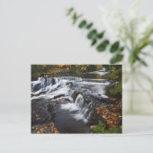 USA, Michigan, Oberhalbinsel. Bond Falls und Postkarte (Stehend Vorderseite)