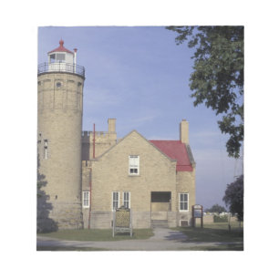 USA, Michigan Old Mackinac Point Leuchtturm Notizblock