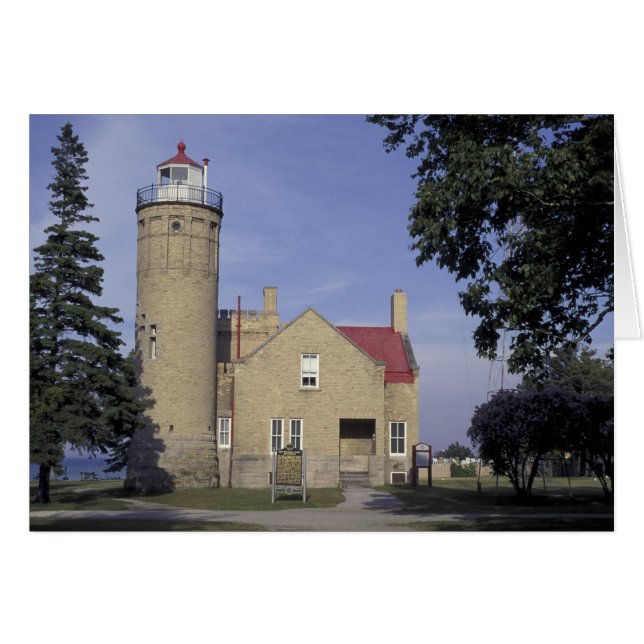 USA, Michigan Old Mackinac Point Lighthouse (Vorderseite (Horizontal))