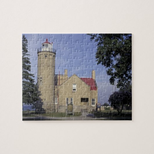 USA, Michigan Old Mackinac Point Lighthouse Puzzle (Horizontal)