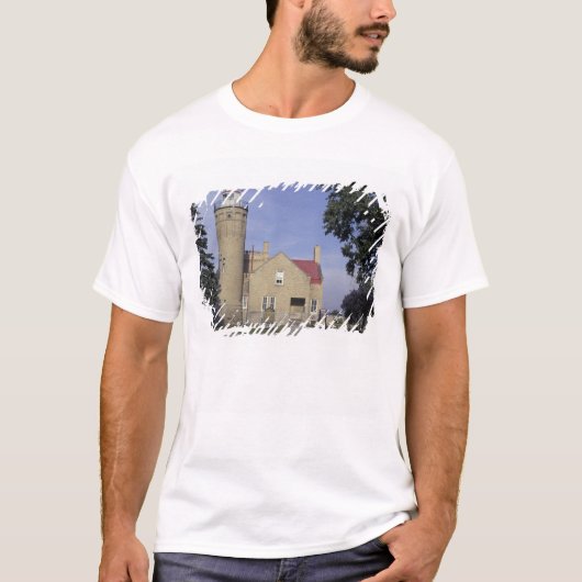 USA, Michigan Old Mackinac Point Lighthouse T-Shirt (Vorderseite)