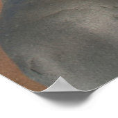 USA, Michigan. Runded Boulders auf 12 Meilen Poster (Ecke)