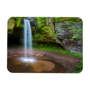 USA, Michigan. Scott's Falls in Ober-Michigan Magnet