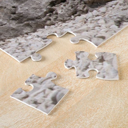 USA, Michigan. Steinfürme am Strand Puzzle (Seite)