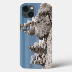 USA, Michigan. Steintürme am Strand Case-Mate iPhone Hülle