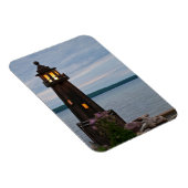 USA, Michigan. Yard Decoration Lighthouse Magnet (Rechte Seite)
