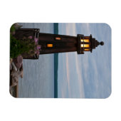 USA, Michigan. Yard Decoration Lighthouse Magnet (Horizontal)