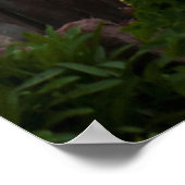 USA, Michigan. Yard Decoration Lighthouse Poster (Ecke)