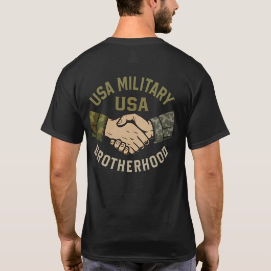USA Military Brotherhood T-Shirt (Rückseite)
