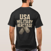 USA Military Heritage T-Shirt (Rückseite)