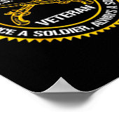 Usa Military Lice Corps Veterans Day Patriotic Dad Poster (Ecke)
