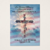 USA Military Yukla 27 Memorial Prayer Cards (Vorderseite)