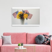 USA Mini-Flaggen Leinwanddruck (Insitu (Wohnzimmer))