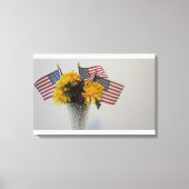 USA Mini-Flaggen Leinwanddruck (Vorderseite)