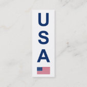 USA MINI VISITENKARTE (Rückseite)