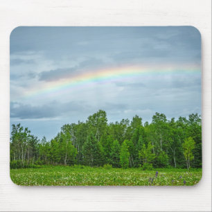 USA, Minnesota. Grüne Wiese mit Wildblumen Mousepad