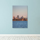 USA, Minnesota, Minneapolis, City Skyline Leinwanddruck (Insitu (Holzboden))