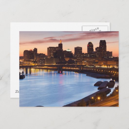 USA, Minnesota, Minneapolis, St. Paul 2 Postkarte (Vorne/Hinten)