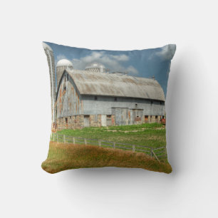 USA, Minnesota-Scheune und Silo Kissen