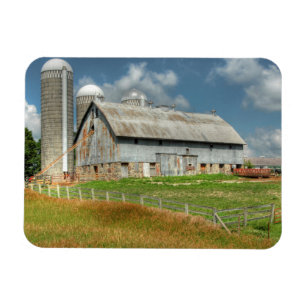 USA, Minnesota Scheune und Silo Magnet
