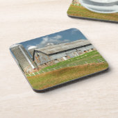 USA, Minnesota-Scheune und Silo Untersetzer (Linke Seite)