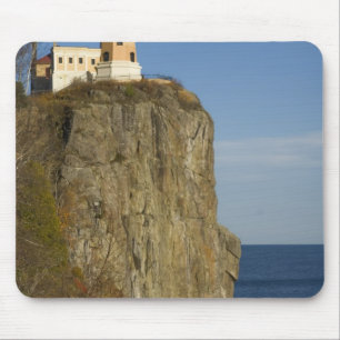USA, Minnesota. Split Rock Leuchtturm am See Mousepad