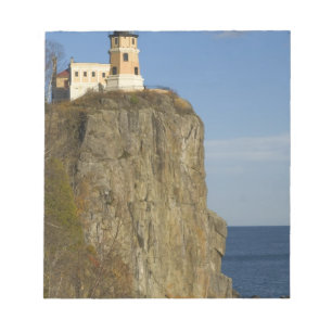 USA, Minnesota. Split Rock Leuchtturm am See Notizblock