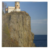 USA, Minnesota.  Split Rock Lighthouse am See Fliese (Vorderseite)