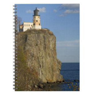 USA, Minnesota. Split Rock Lighthouse am See Notizblock