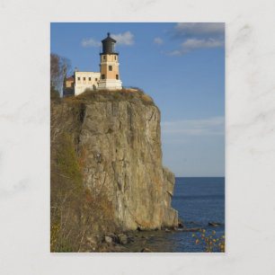 USA, Minnesota Split Rock Lighthouse am See Postkarte