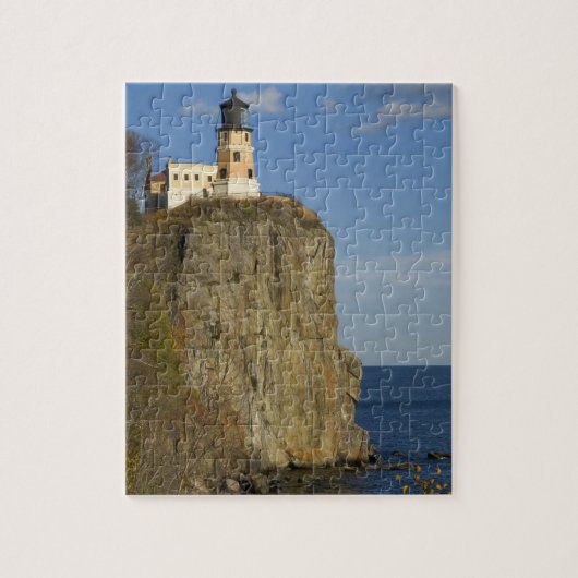 USA, Minnesota. Split Rock Lighthouse am See Puzzle (Vertikal)