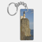 USA, Minnesota. Split Rock Lighthouse am See Schlüsselanhänger (Vorderseite links)