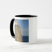 USA, Minnesota. Split Rock Lighthouse am See Tasse (Vorderseite Links)
