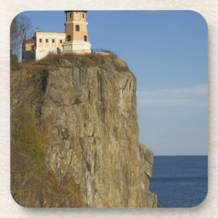 USA, Minnesota.  Split Rock Lighthouse am See Untersetzer