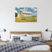USA, Minnesota und Silo Leinwanddruck (Insitu (Schlafzimmer))