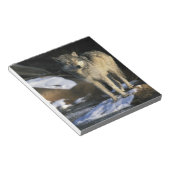 USA, Minnesota. Wolf (Canis Notizblock (angewinkelt)