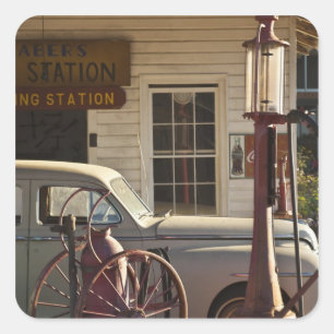 USA, Mississippi, Jackson, Mississippi Quadratischer Aufkleber